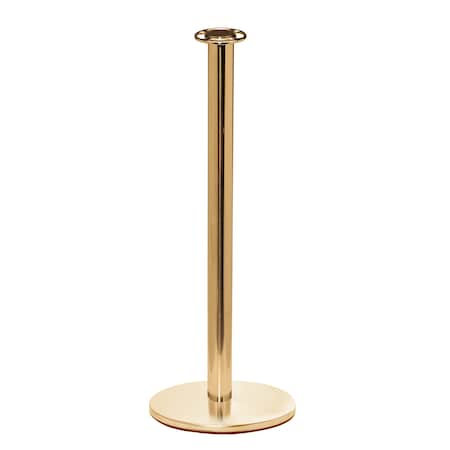 Queue Solutions Elegance 451, Flat Top, Profile Base, Polished Brass ELF451-PB